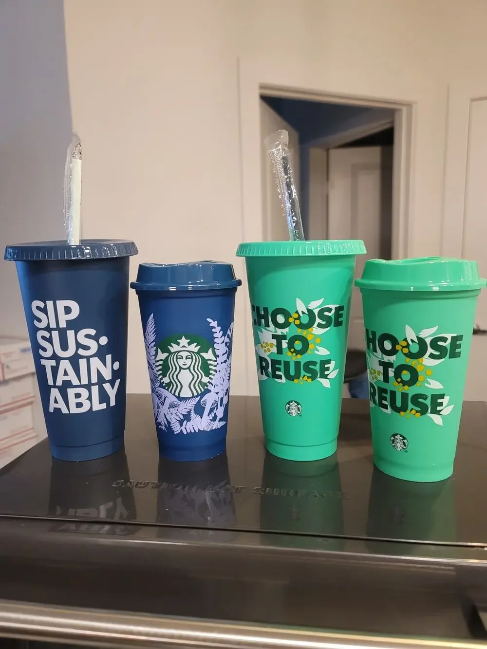 Starbucks Earth Day Cups + Mushroom Cups